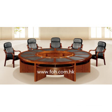 Wooden Large Round Conference Table Conference Room Table Classic Office Furniture (FOHSC-3006)
